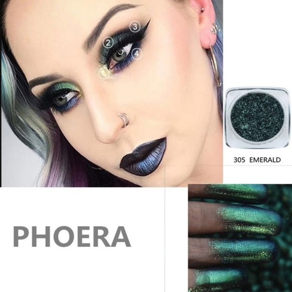 Metallic Shimmer Pigment Emerald Green - Picture 2 of 5